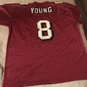 Vintage San Fran 49ers Steve young nfl jersey XL
